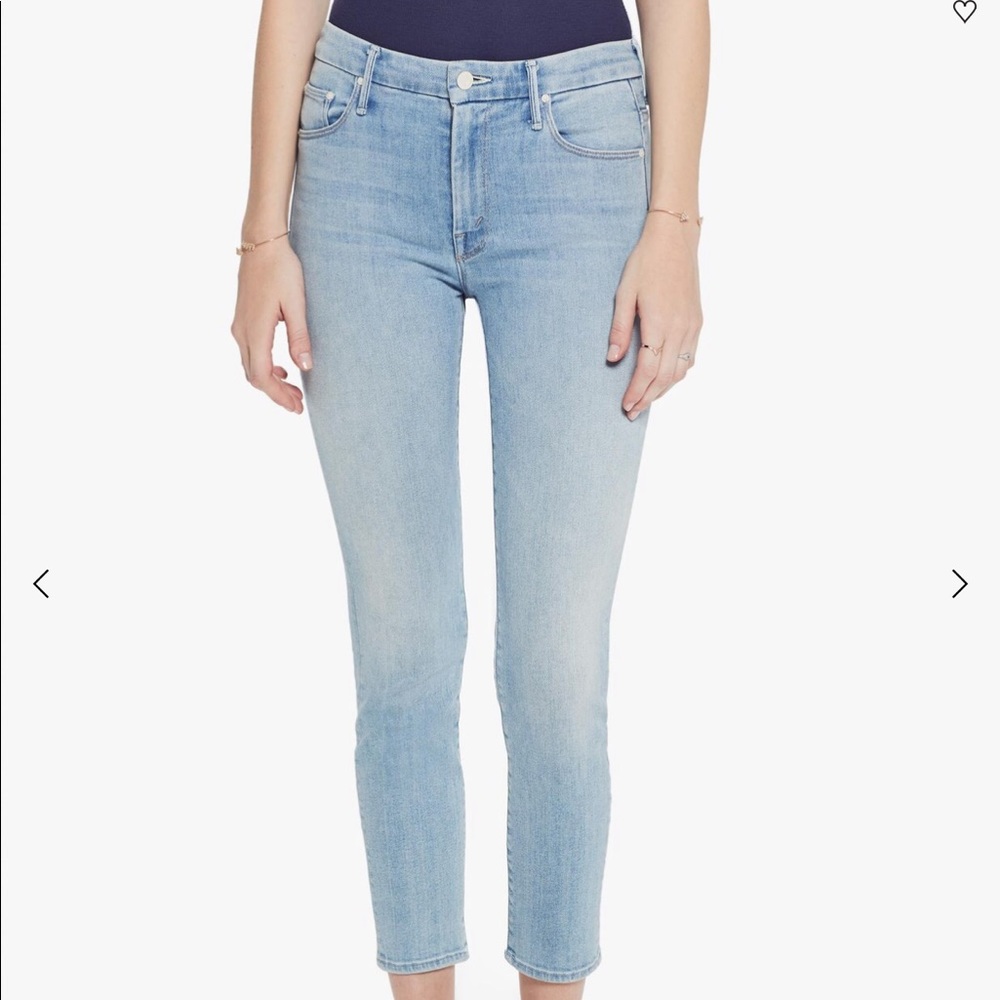 NWOT Mother High Waisted Looker Crop size 26